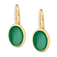 Pendientes Marcello Pane Mujer in Plata ORGM 049 VERDE - ORGM 049 VERDE